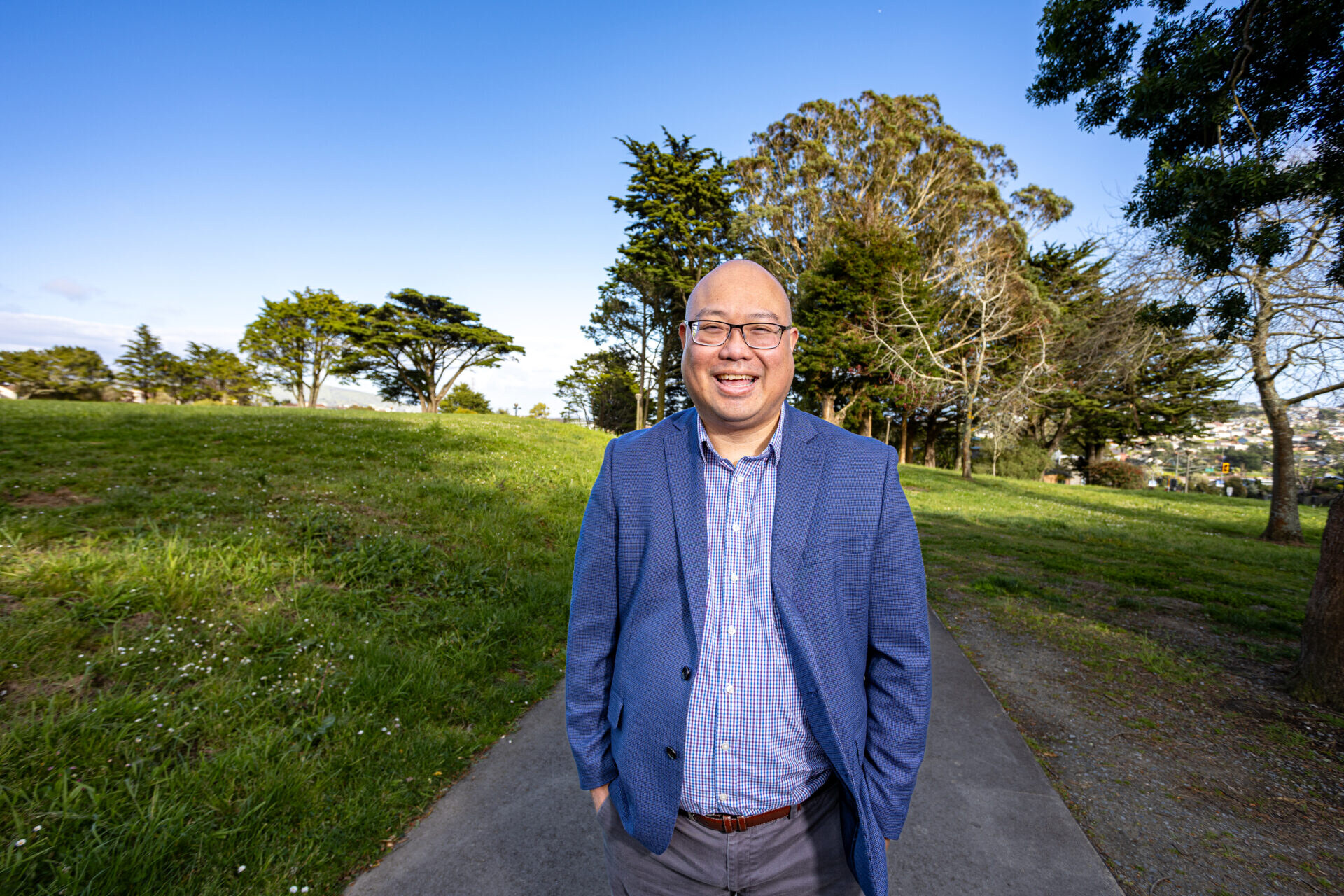 Mark Nagales out in the community
