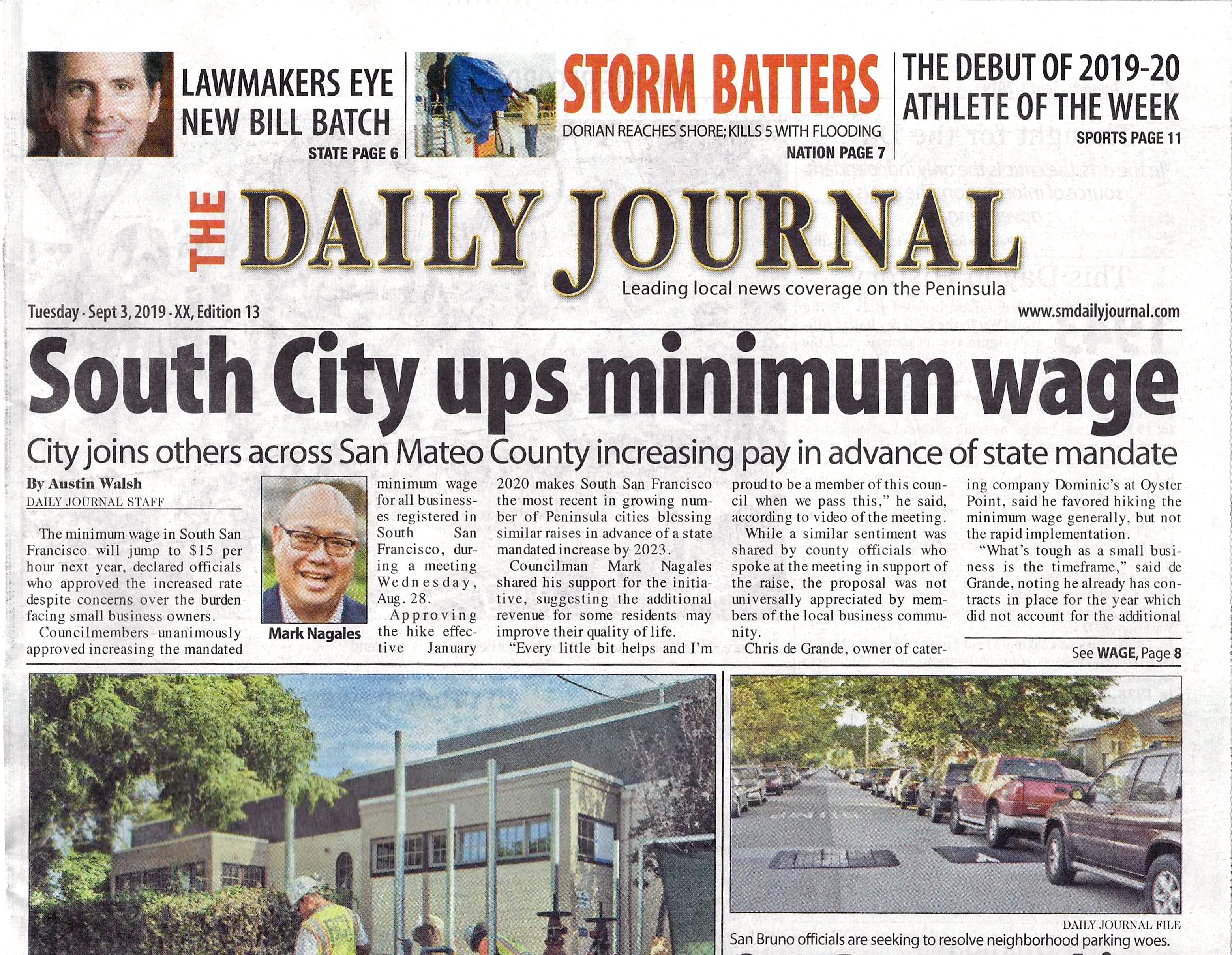 Raising the local minimum wage