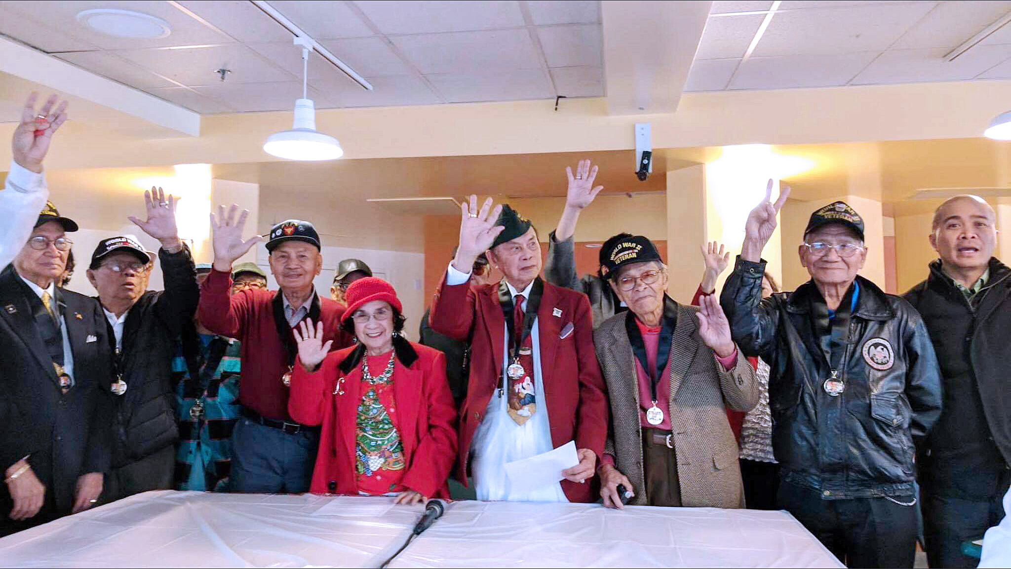 Mark Nagales helping Filipino veterans